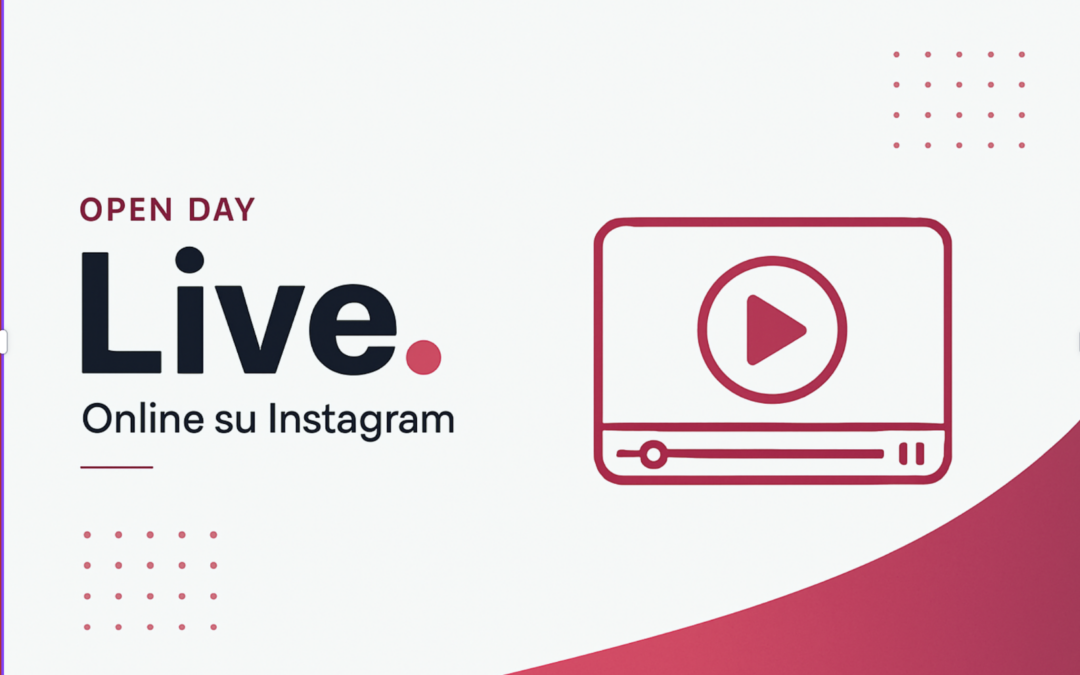 OPEN DAY GOES LIVE: 10 maggio, ore 17 su instagram